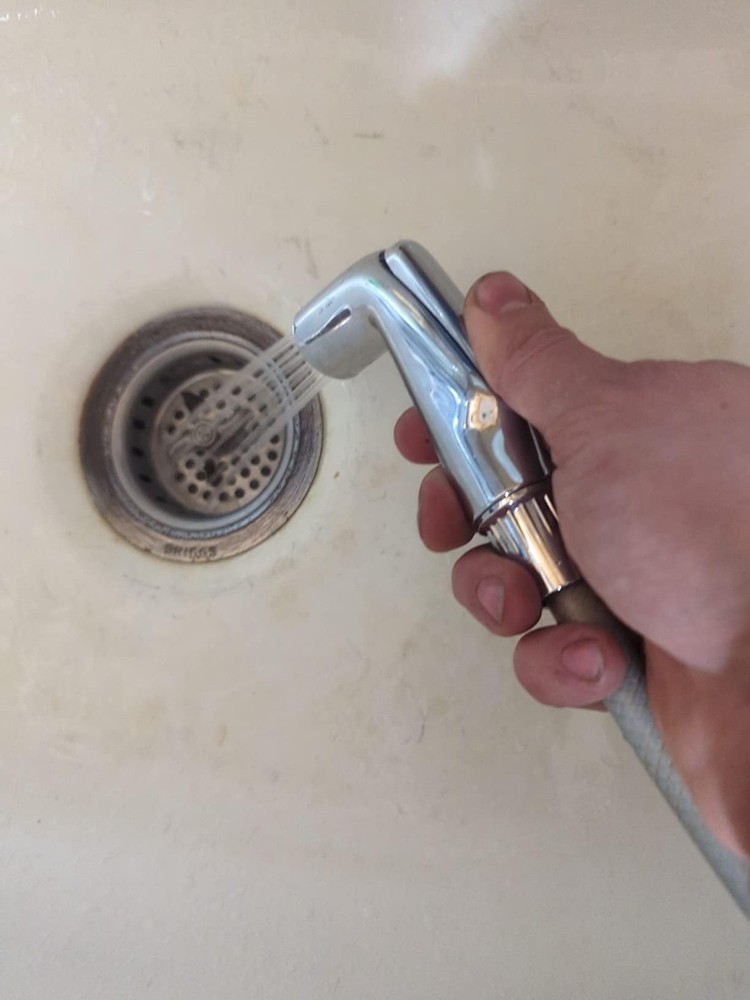 Kitchen Sink Spray Attachment Pull Out Faucet Sprayer Head Chrome