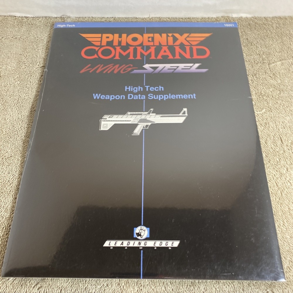 Phoenix Command High-Tech Weapon Data Supplement 1988 Paperback Book Sealed NEW