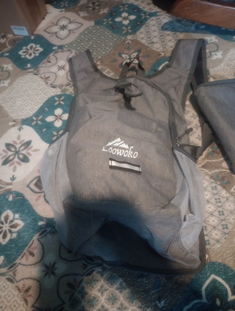 Loowoko Adjustable Waterproof Hiking Backpack 45+5L Grey