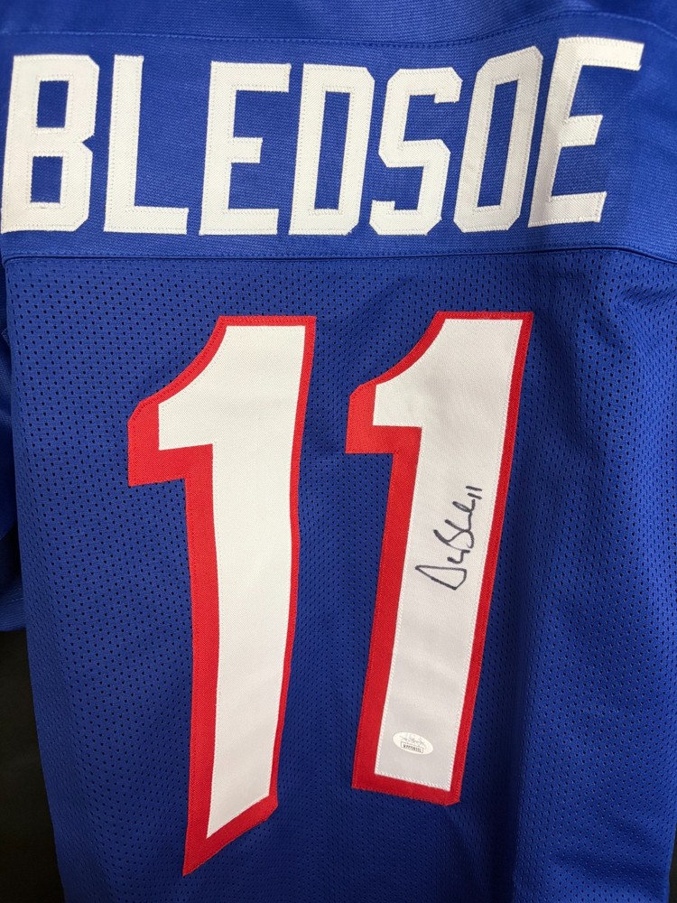 Drew Bledsoe Signed Jersey Patriots JSA Authenticated