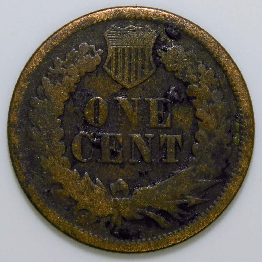 1864-L Pointed Bust Indian Head Cent G k509