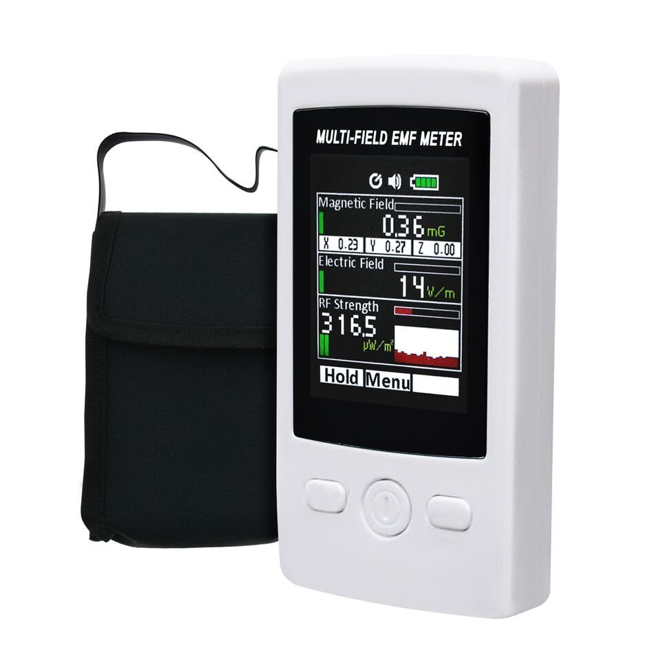 Compact LCD EMF Detector Meter Detects 3 Types of Electromagnetic Radiation