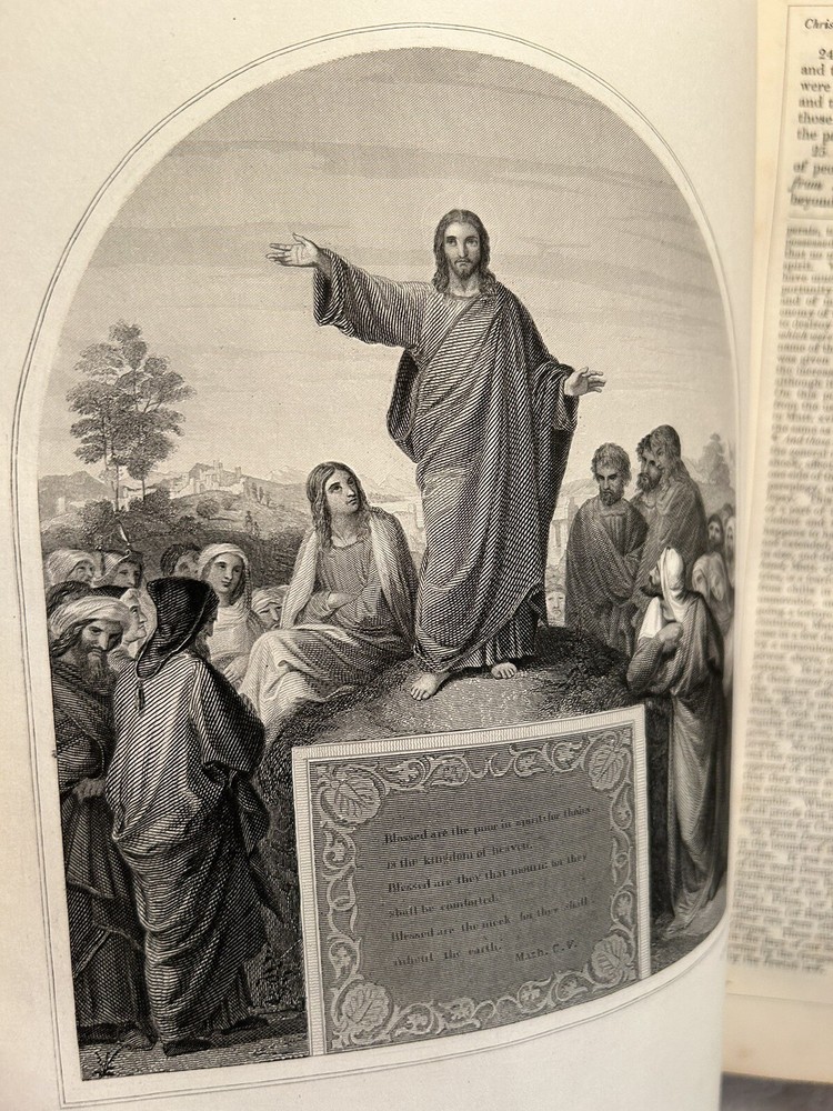 1870 Book Explanatory & Practical Notes On New Testament Vol I Barnes Engravings