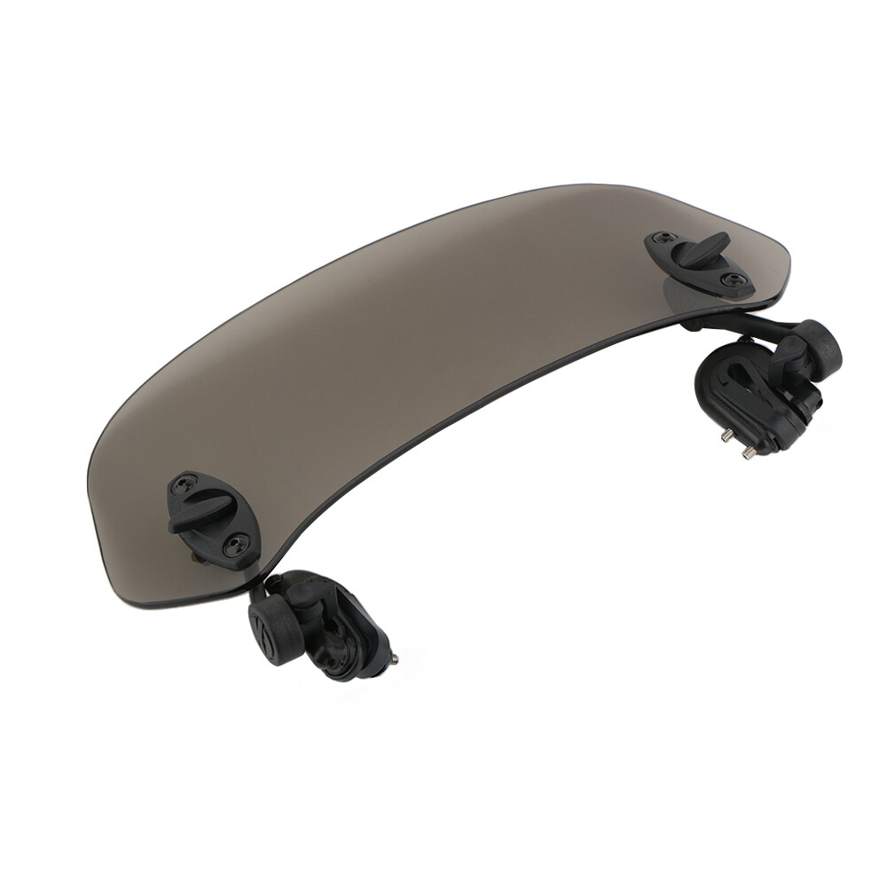 Universal Motorcycle Adjustable Clip On Windshield Extension Spoiler Deflector