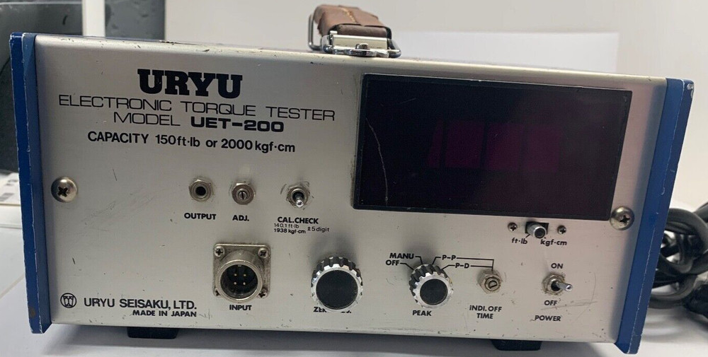 URYU  UET-200 ELECTRONIC TORQUE  TESTER #59433-3