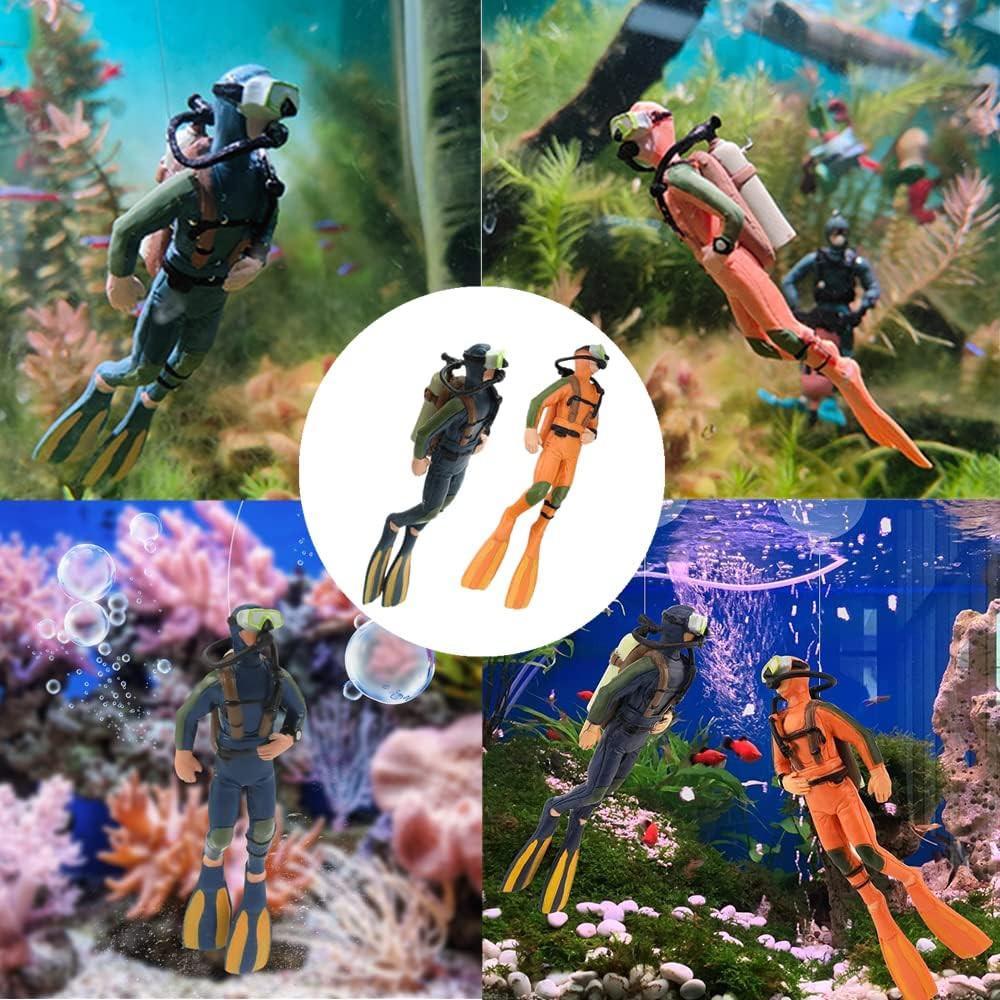 2 Pack Fish Tank Decorations Creative Floating Aquarium Accessories Aquarium