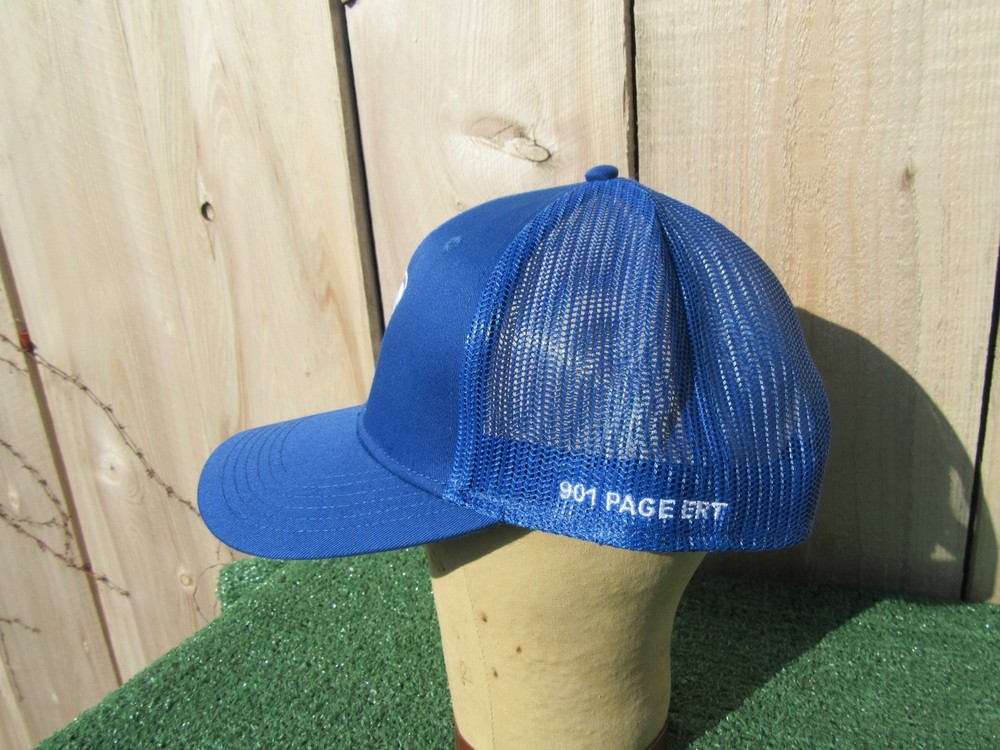 Tesla Employee Blue Snapback Baseball Hat Trucker Cap