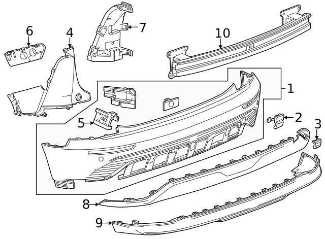Genuine GM Valance Panel 26393065