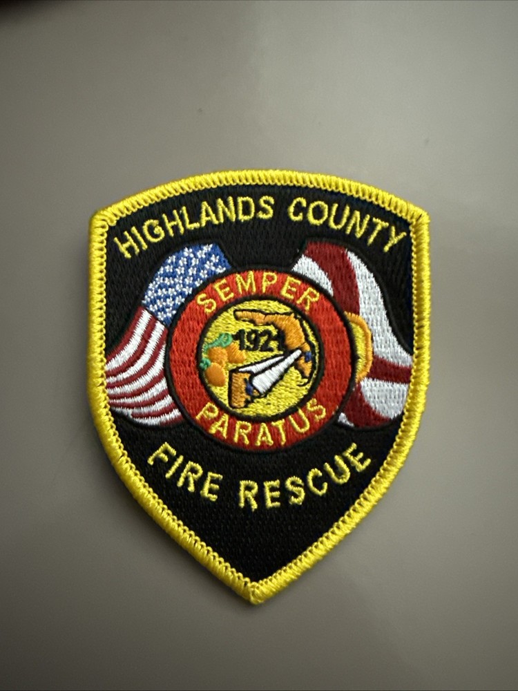 Highlands County Fire Rescue Uniform Patch