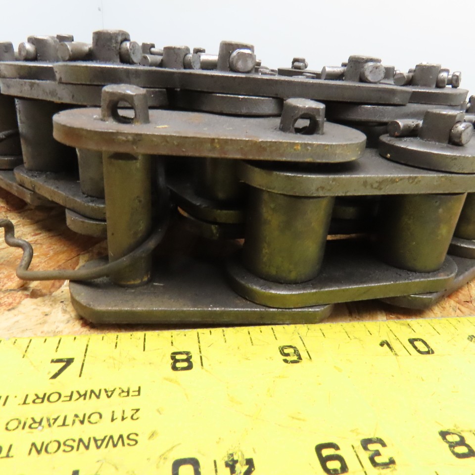 1.654" Pitch Cottered Conveyor Roller Chain 9'