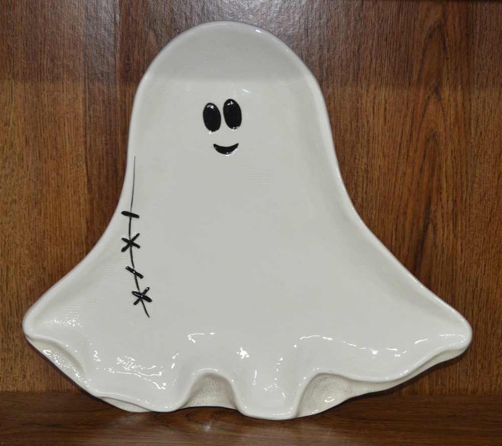 Halloween 2019 Hobby Lobby Ghost Platter Plate White