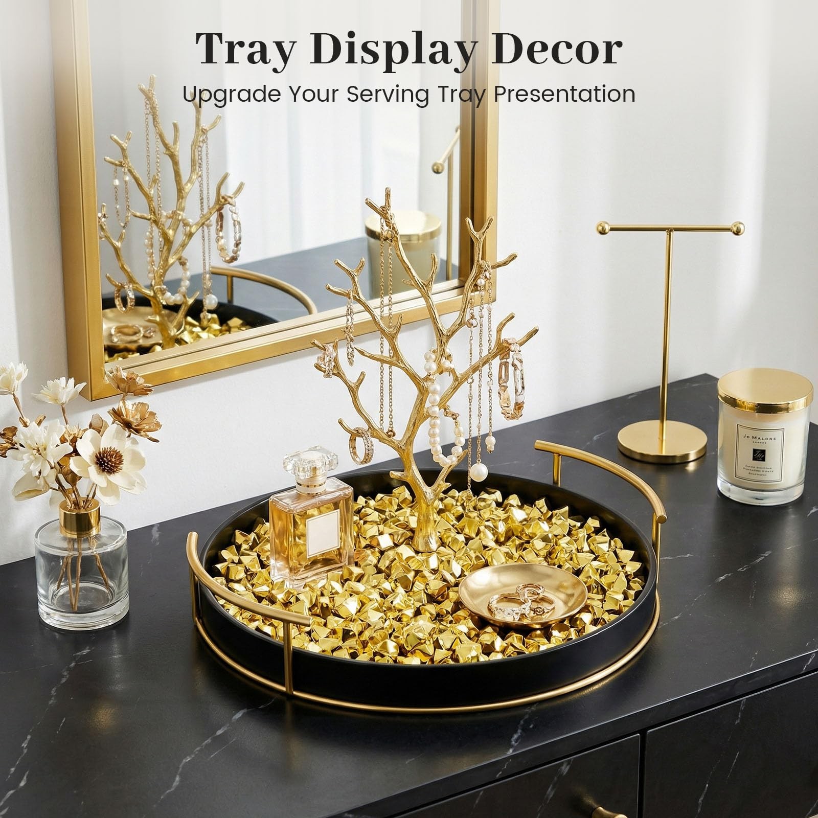 150PCS Fake Gold Ice Acrylic Ice Fake Plastic Gold Nuggets Rocks Gems Marble Va