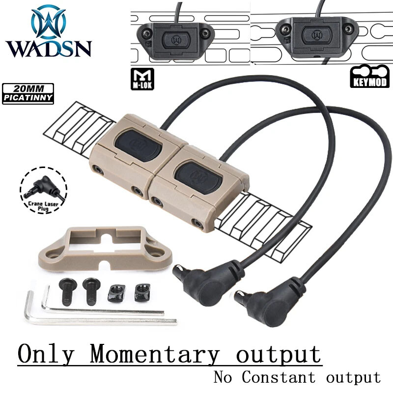 Tactical ModButton Pressure Hotbutton Romote Switch For DBAL A3 OGL Aiming Laser