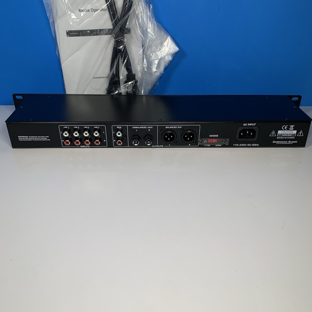 American Audio MEDIA OPERATOR BT Rack Mount MP3/Wireless/Bluetooth Media Player