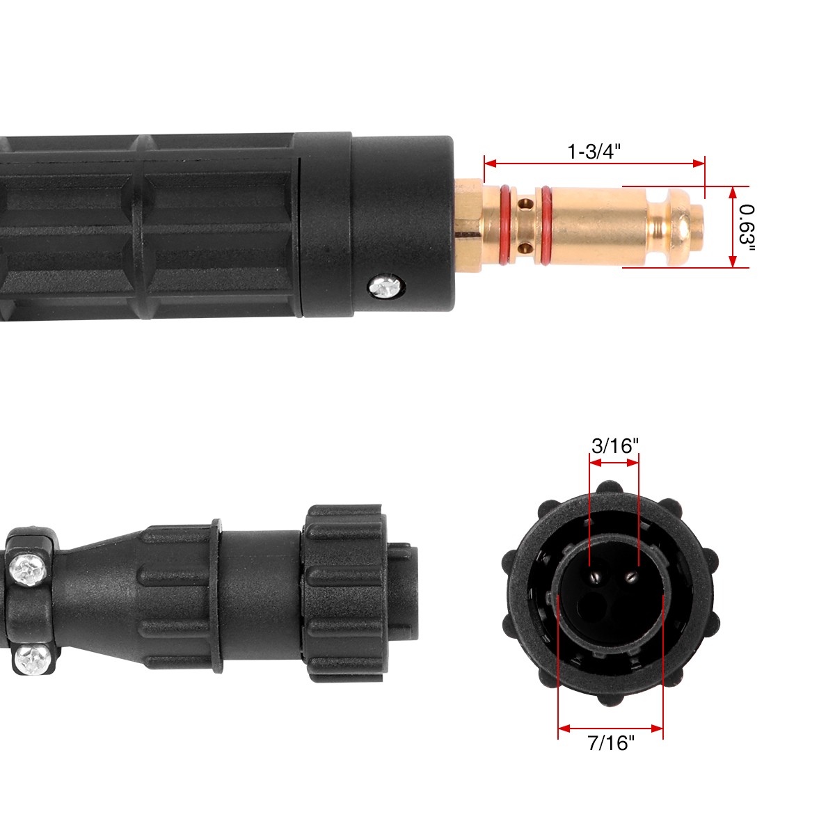 15' Replacement MIG Welding Gun Torch Stinger for Lincoln Magnum 250L K533-7