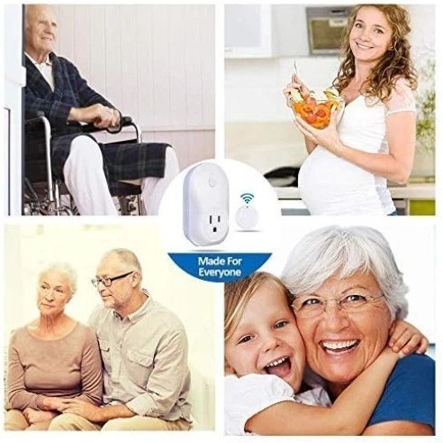 Elegant Wireless Garbage Disposal Switch Kit - No Drilling Required, 100ft Range