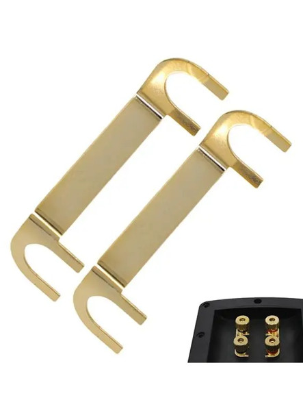 2PCS Speaker Wiring Connector Copper Speaker Wiring Lugs Binding Posts