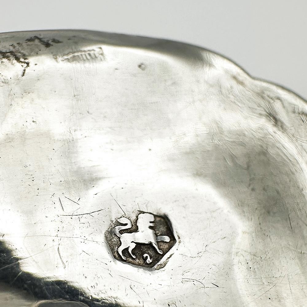ANTIQUE DUTCH SILVER PEPPERMINT BOX 1861