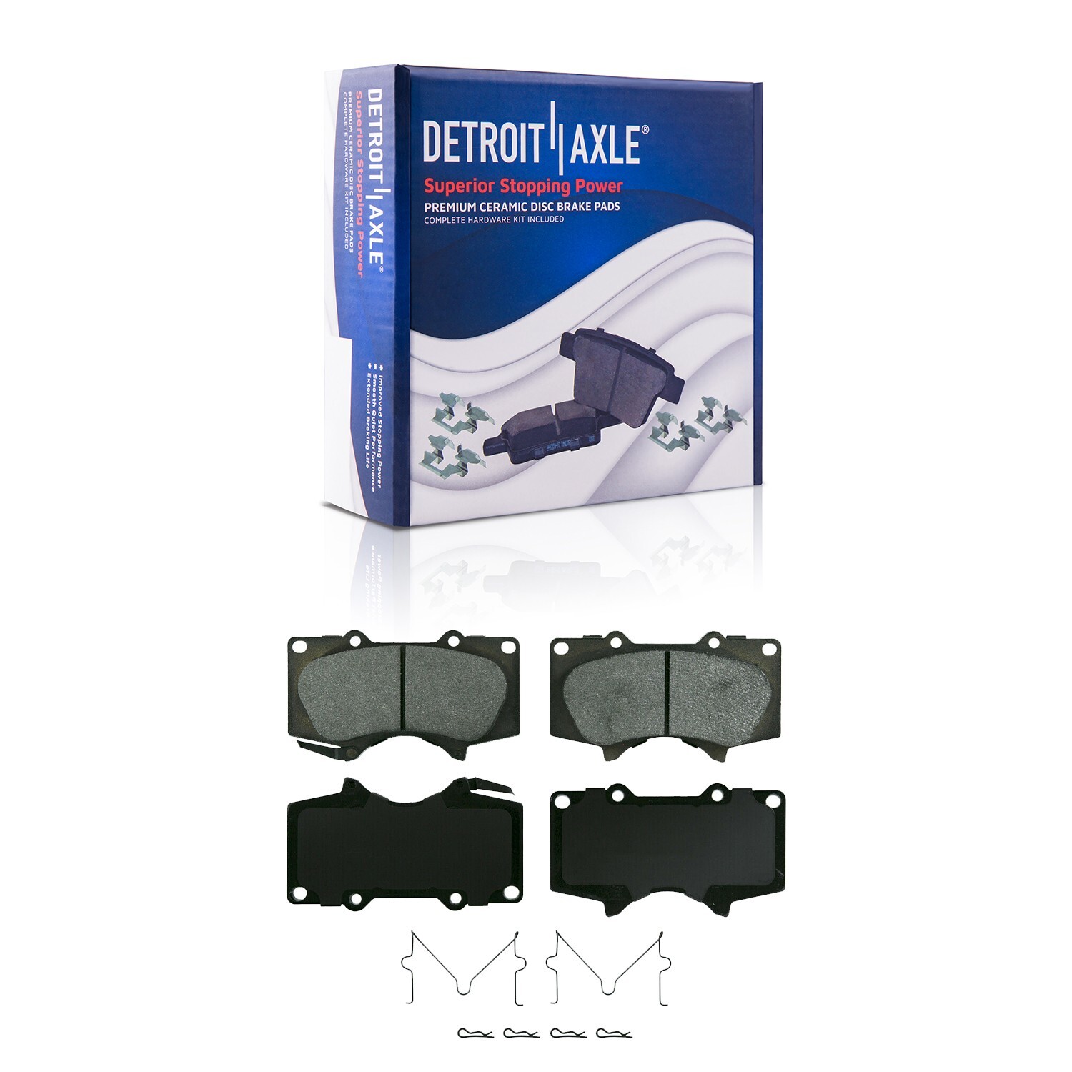 Front Brake Calipers Assembly Brake Pads for Toyota Tacoma 4Runner FJ Cruiser