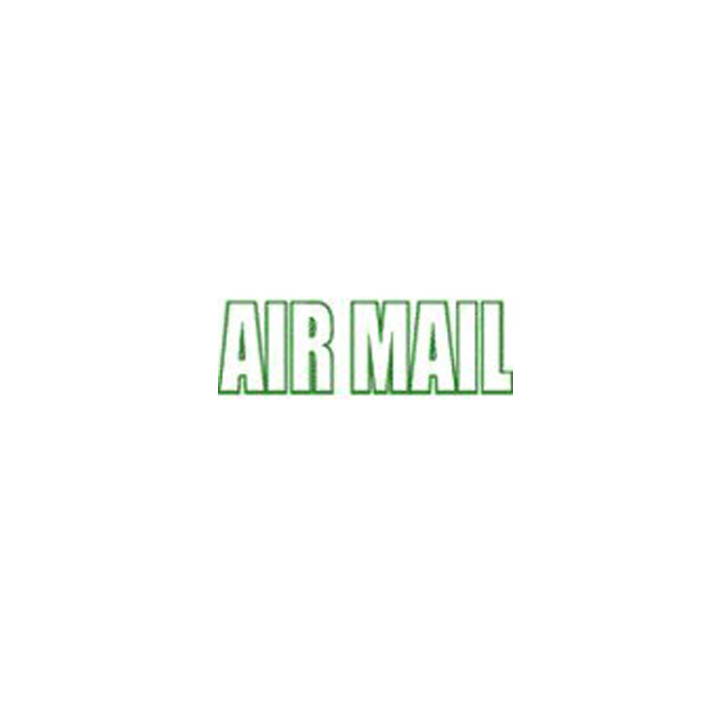 AIRMAIL Outlined Self-Inking Stamp - Green Ink