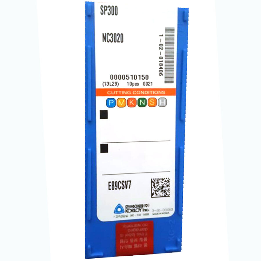 KORLOY SP300 NC3020 Carbide Inserts CNC TOOL ✦Kd