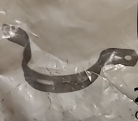 American Valve ~ PIPE STRAP, 1", Galvanized 4 pack, item #301383