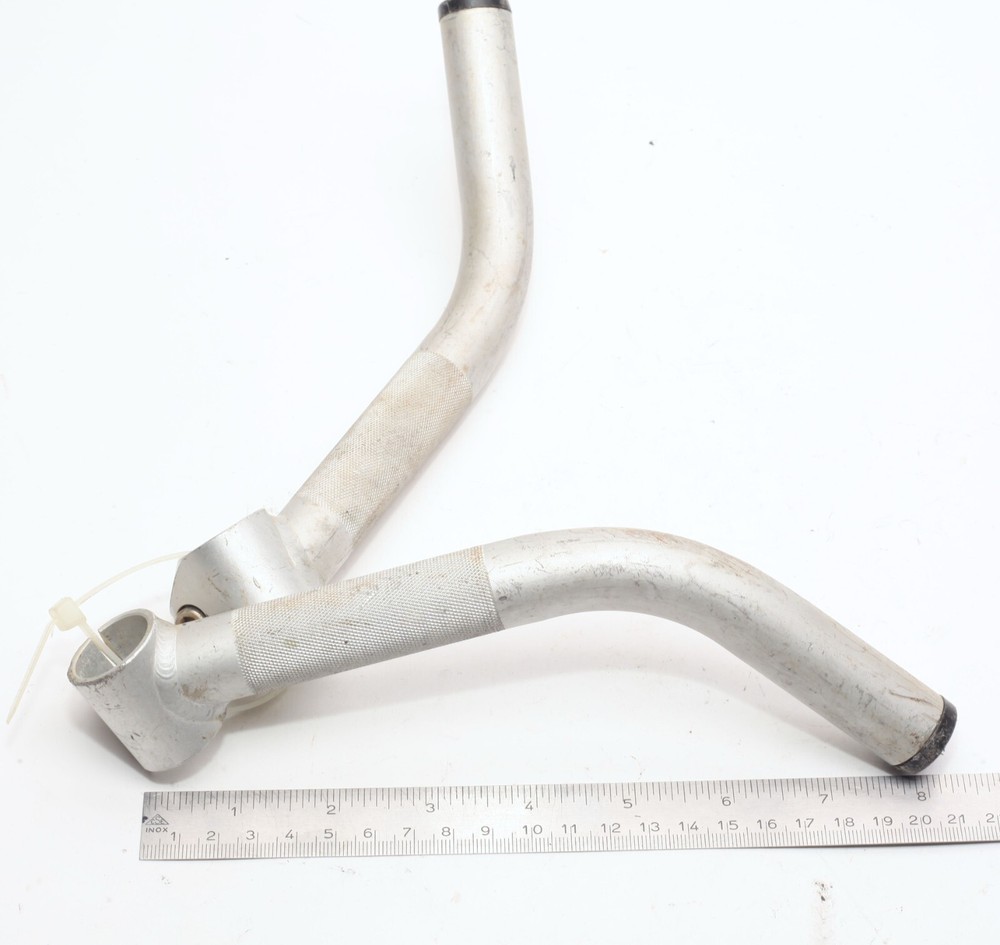 Control Tech Control Stix II Lite 8" MTB Bar Ends 1990s Silver Anodized Aluminum