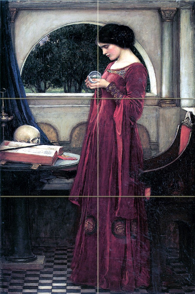 Art Pre-Raphaelite Mural Ceramic Tile Waterhouse #403