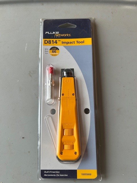 FLUKE NETWORKS IMPACT PUNCH DOWN TOOL  D814-New