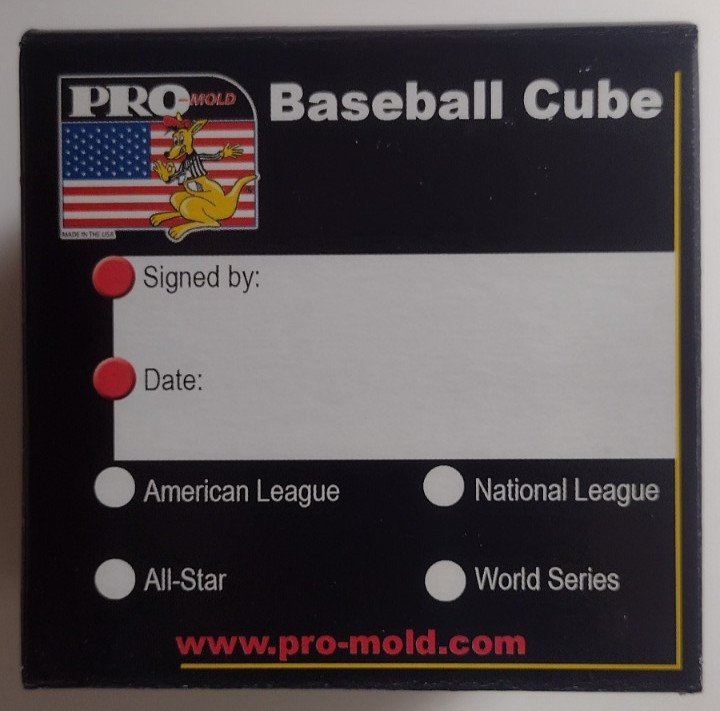 (8) Pro-Mold Plastic Baseball Cube IV 2 Pc Displays w/stand NIP 5yr UV Stackable