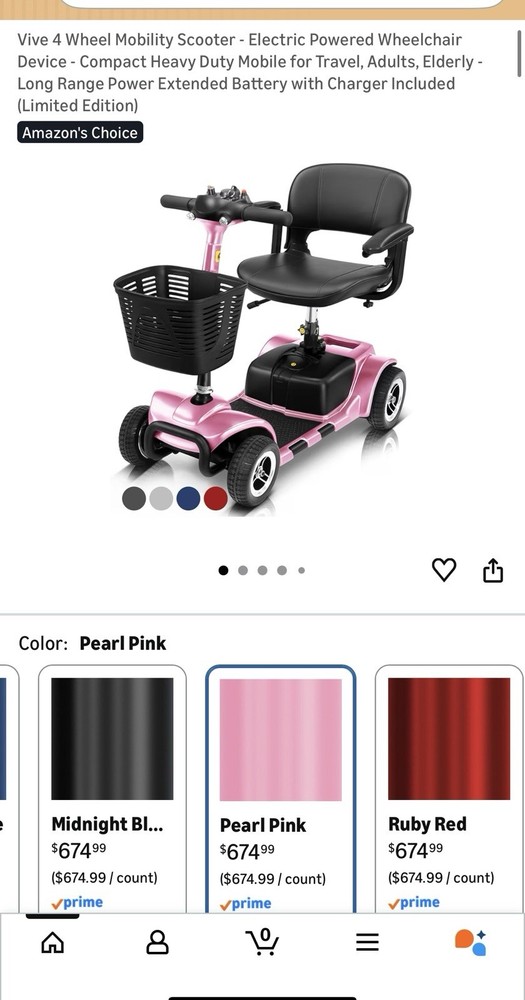 4 Wheel Mobility Scooter