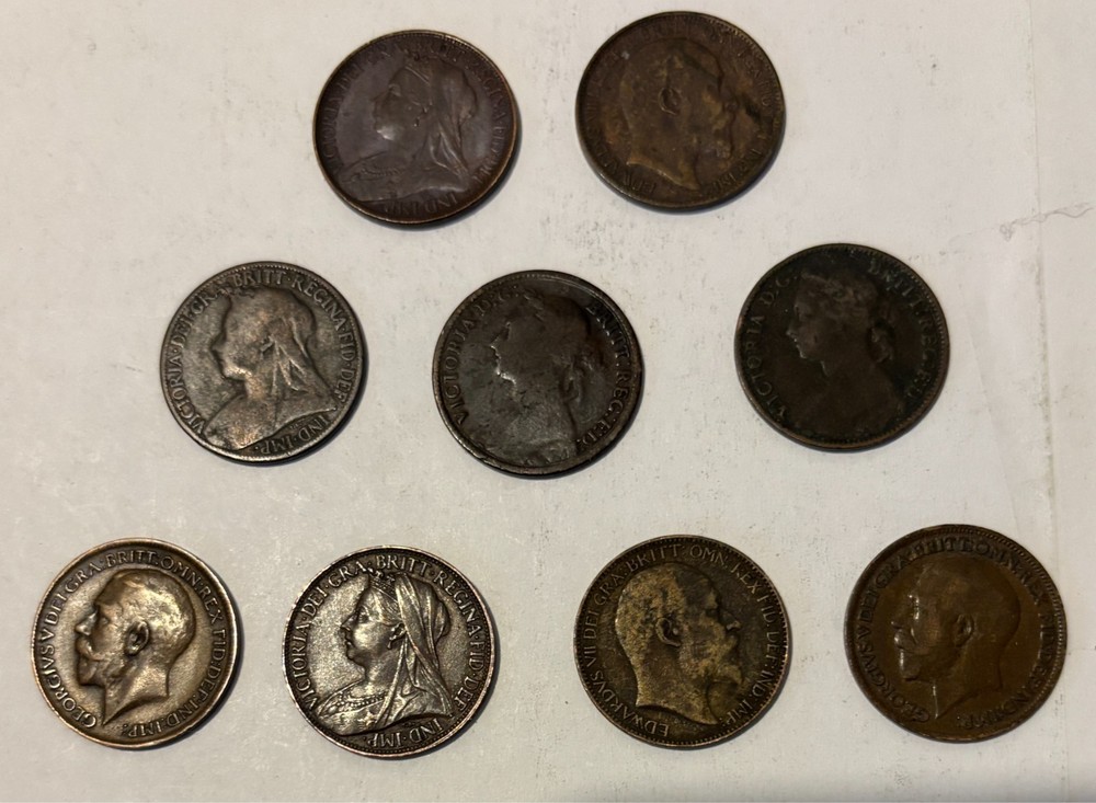 9 Farthing Great Britain between 1884-1915