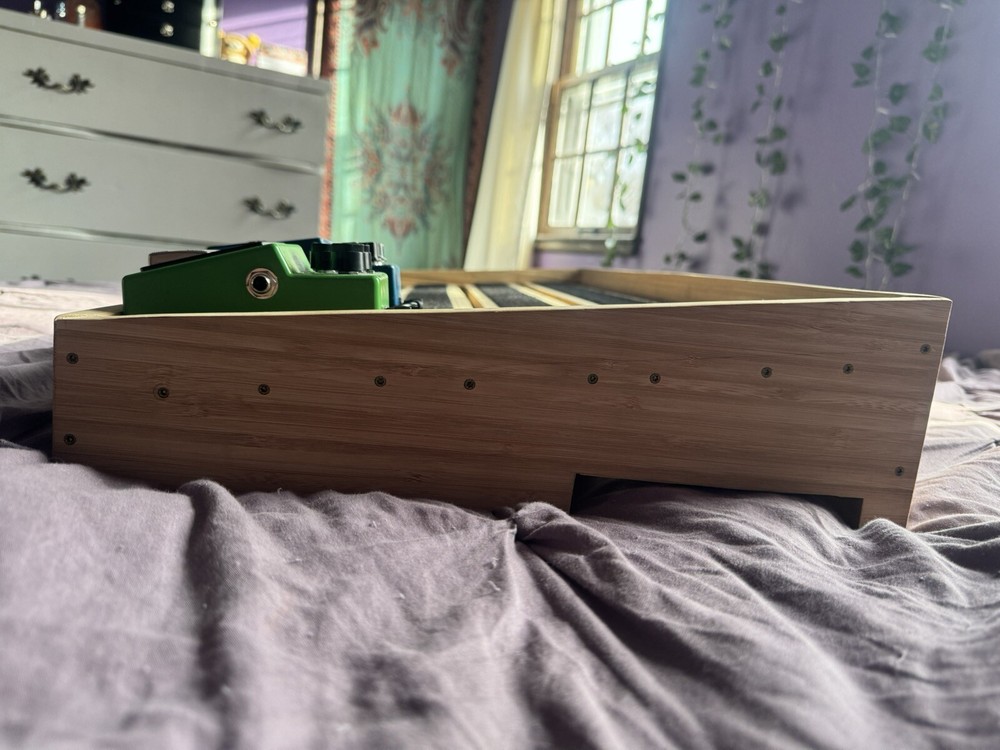 Pedal Board Handmade Bamboo