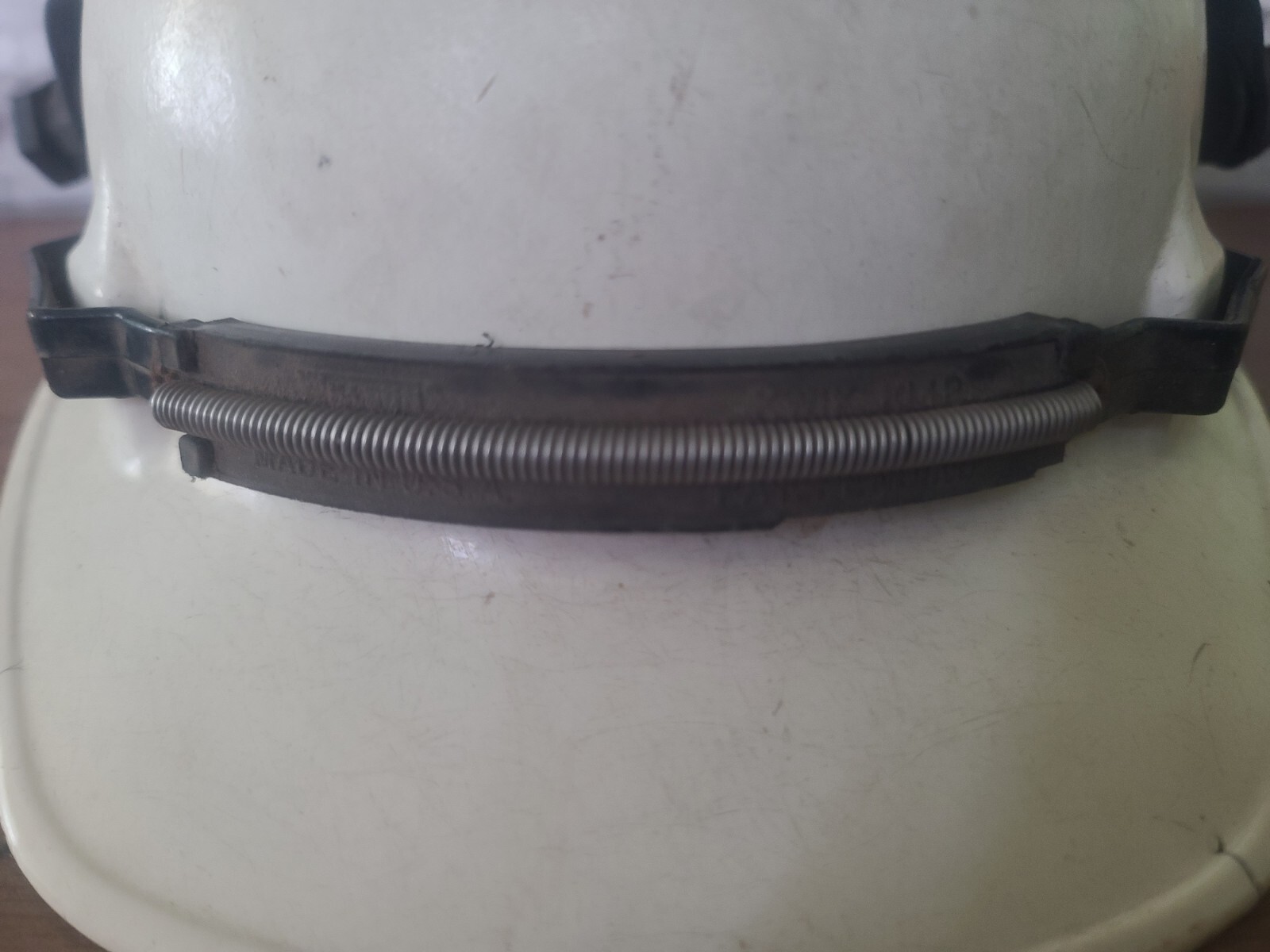 Jackson Products Fiberglass Safety Hard Hat White W/ Kwik Klip USA Vintage