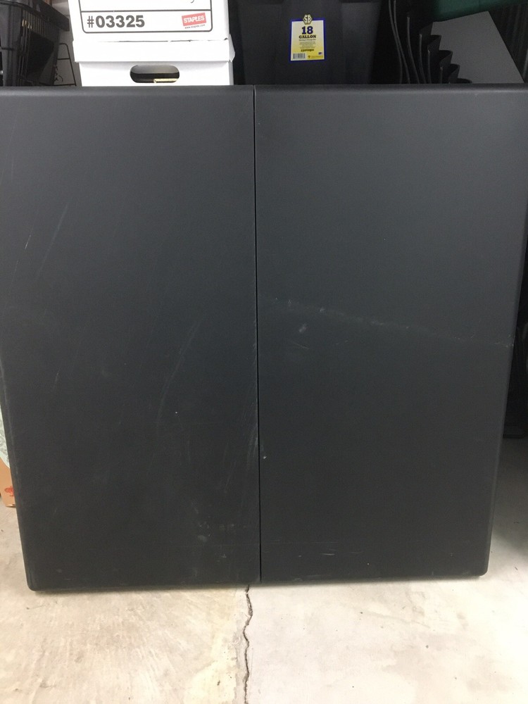 Eganboard Dry Erase Cabinet With Pull Down Screen
