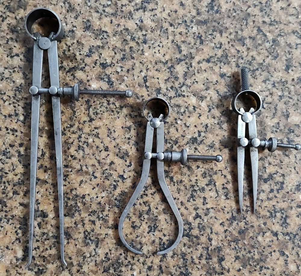VINTAGE CALIPERS AND DIVIDER SET