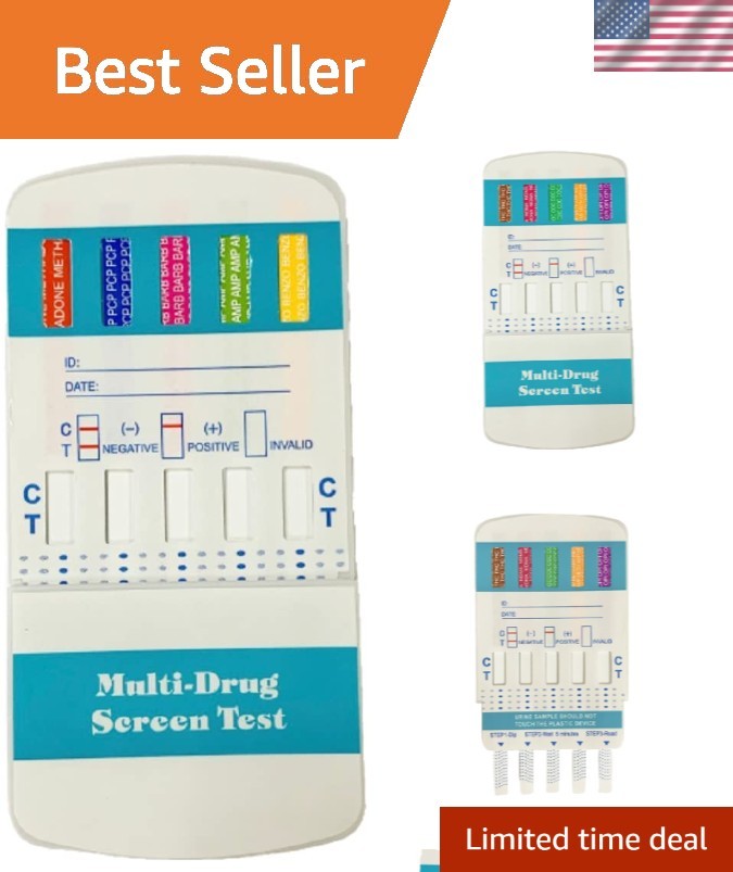 10 Panel Dip Drug Testing Kit,  for 10 Different Drugs