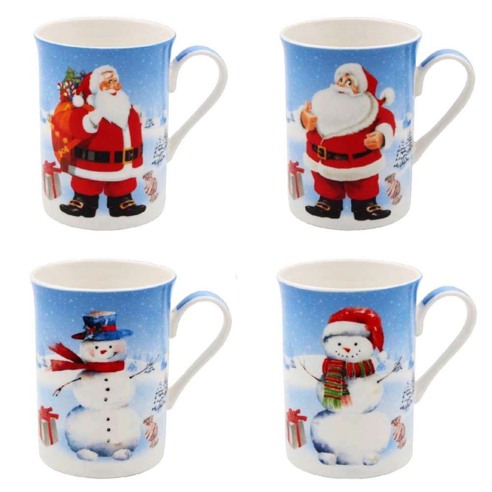 Christmas Tableware Fine China Mug with Fun Design