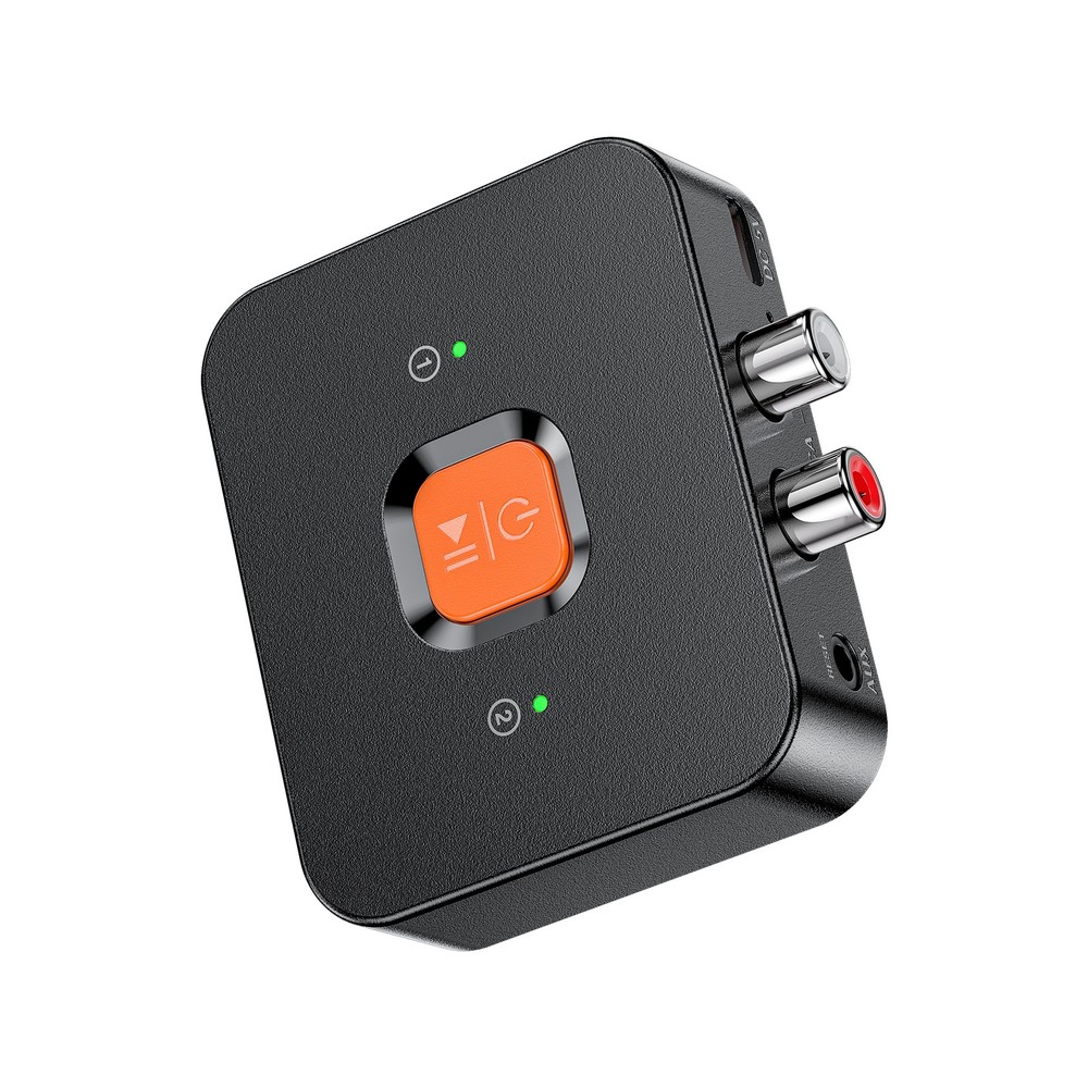 Bluetooth 6.0 Audio Receiver with Type-C Port 3.5mm Jack RCA Adapter New Model