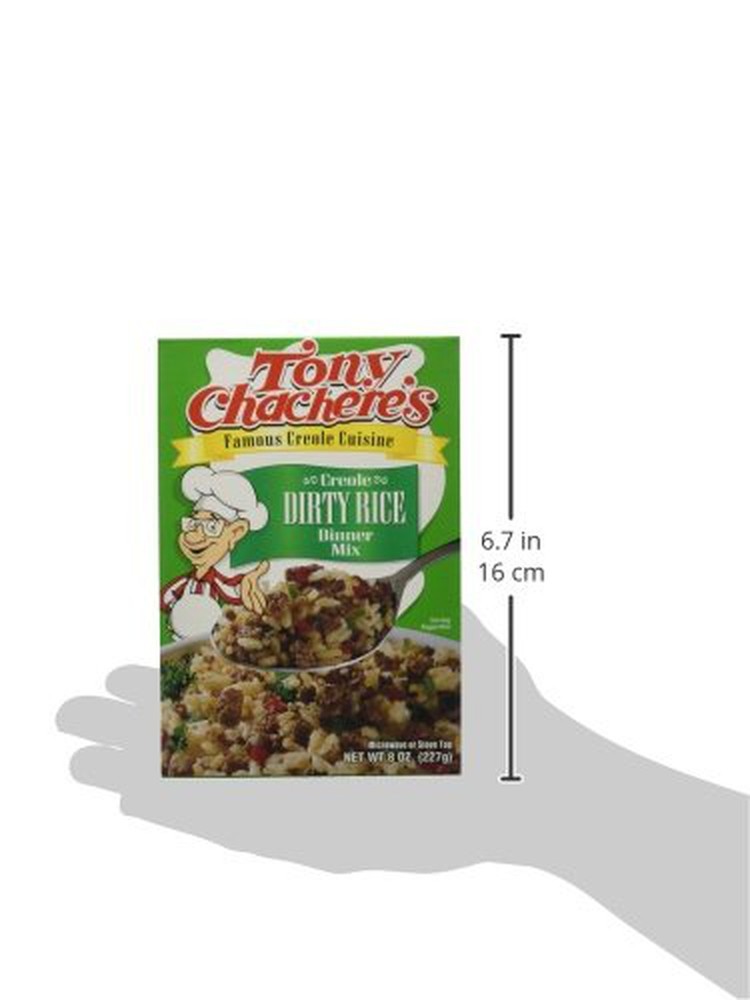 Tony Chachere Rice Dinner Mix, Dirty Rice, 4 Count