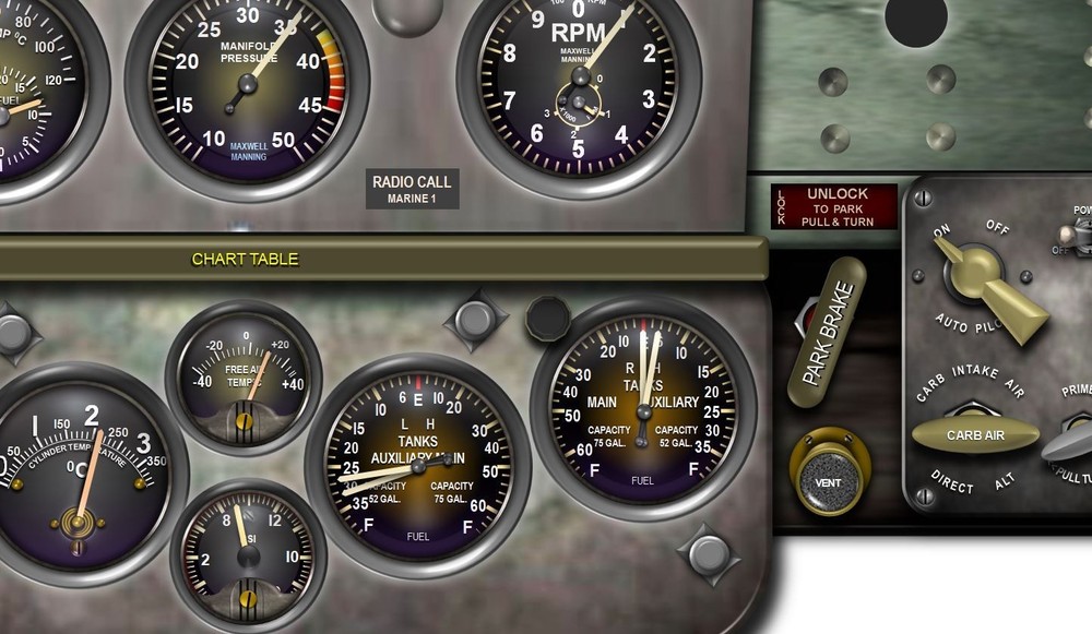 SBD DAUNTLESS COCKPIT instrument panel CDkit