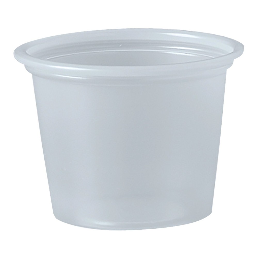Dart P100N 1 oz Translucent Portion Cups Polystyrene – 250 Count Sleve