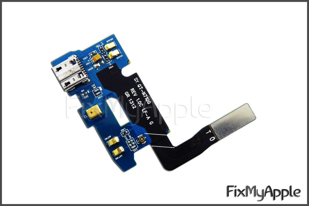 Samsung Galaxy Note 2 N7100 Dock Connector Charging Port Flex Cable Replacement