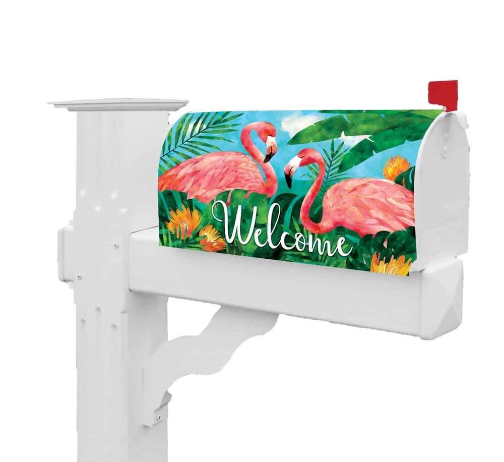 Flamingos Mailbox Makeover Cover Standard Size