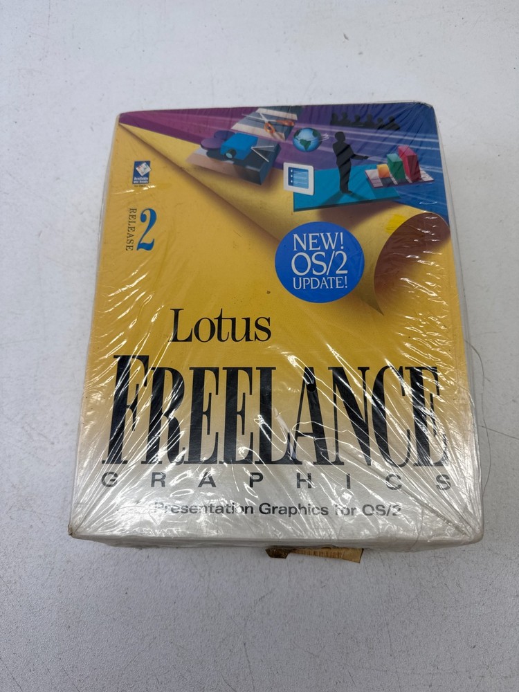 Vintage Lotus Freelance Presentation Graphics Release 2 Software CD for OS/2
