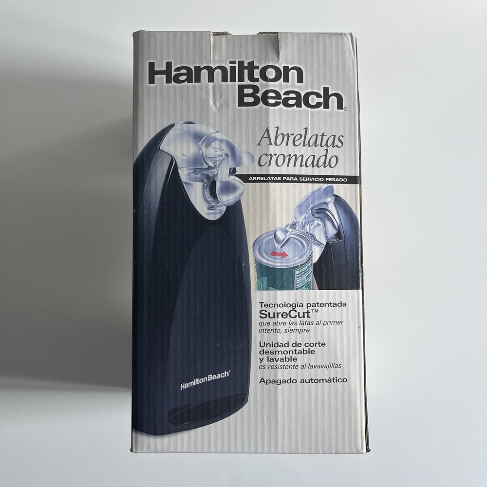 Hamilton Beach Classic Chrome Extra Tall Can Opener Black 76380Z