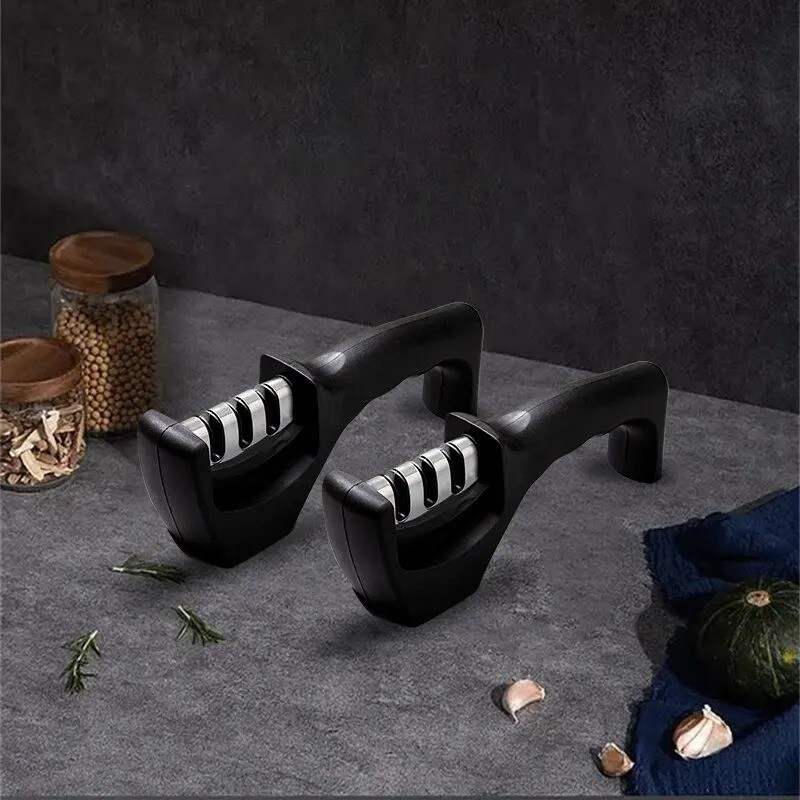 Knife Sharpener 3 Stage Professional Tungsten Kitchen Sharpening System Tool