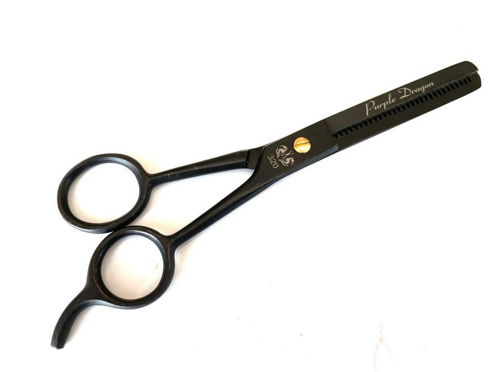 New 6.5" Single Edged Barber Thinning Shears Scissors