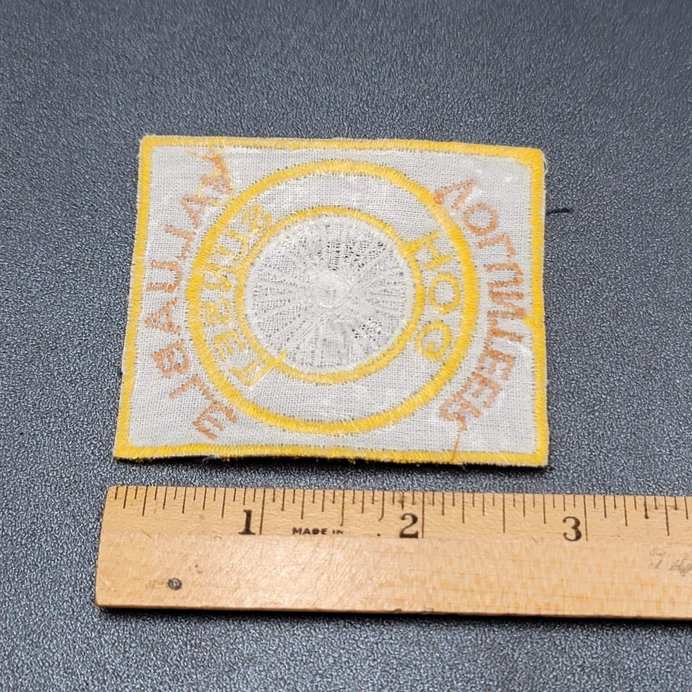 Sunset HOG Harley Davidson Valuable Volunteer Patch 2.75"x2.25"