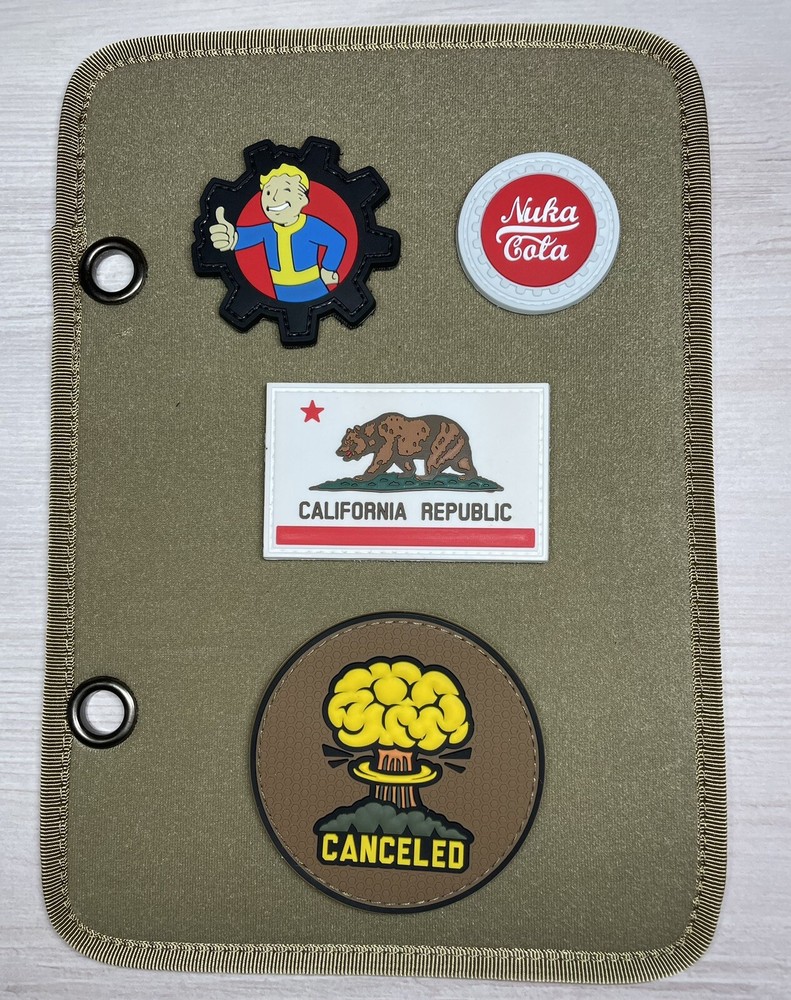 PVC Tactical Patch- Vault-Tec Patch - Morale Gun Vault Boy Patch - Fallout Patch